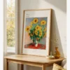 Claude Monet-Bouquet of Sunflowers Poster