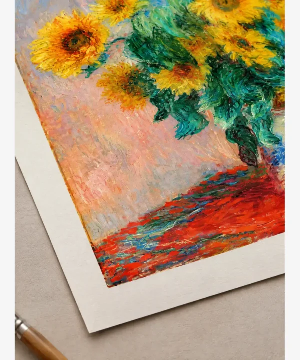 Claude Monet-Bouquet of Sunflowers Poster