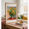 Claude Monet-Bouquet of Sunflowers Poster