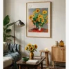 Claude Monet-Bouquet of Sunflowers Poster