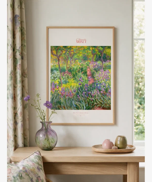 Claude Monet-The Artist’s Garden in Giverny Poster