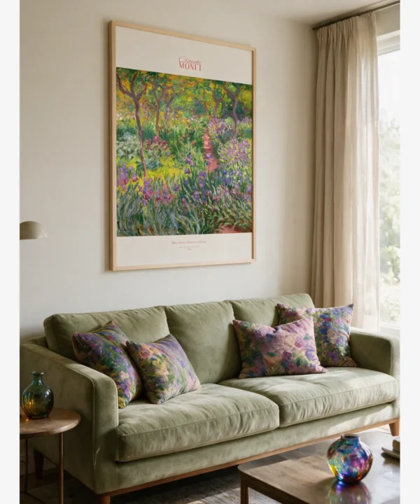 Claude Monet-The Artist’s Garden in Giverny Poster