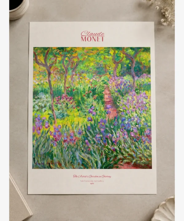 Claude Monet-The Artist’s Garden in Giverny Poster