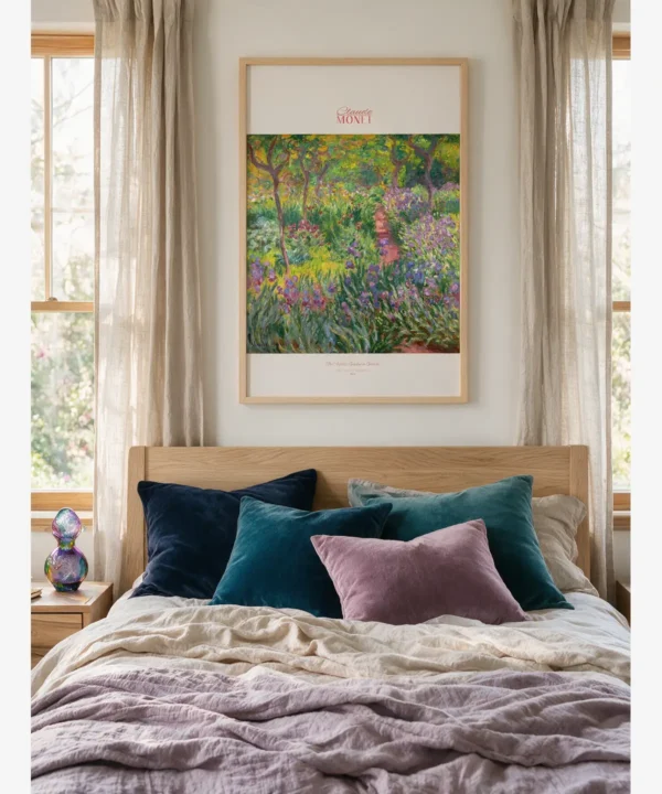 Claude Monet-The Artist’s Garden in Giverny Poster