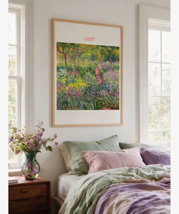 Claude Monet-The Artist’s Garden in Giverny Poster