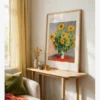 Claude Monet Bouquet of Sunflowers sarı ayçiçekleri natürmort sanat posteri