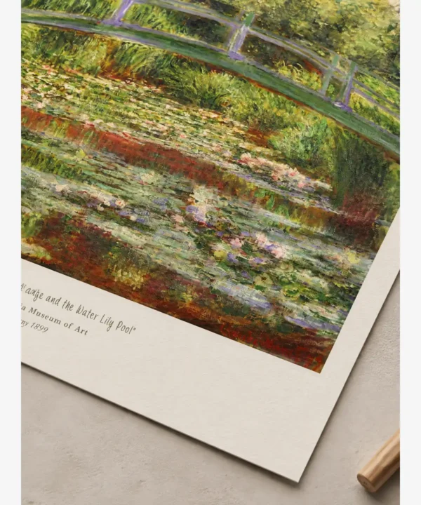 Claude Monet-Japanese Bridge Poster