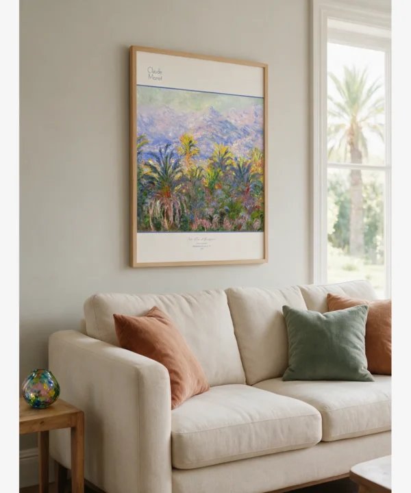 Claude Monet-Palm Trees At Bordighera Poster