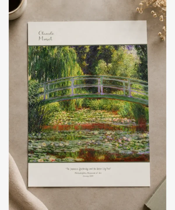 Claude Monet-Japanese Bridge Poster