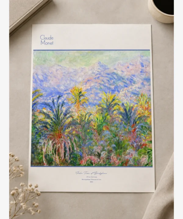 Claude Monet-Palm Trees At Bordighera Poster