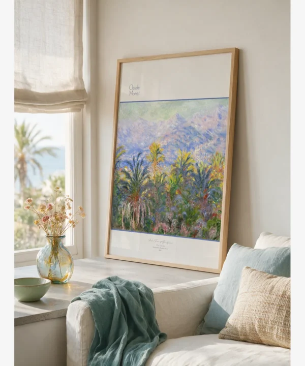 Claude Monet-Palm Trees At Bordighera Poster