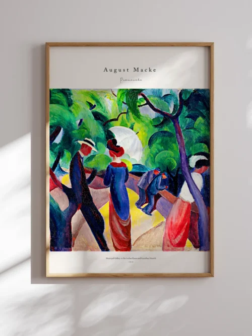 August Macke-Promenade Poster