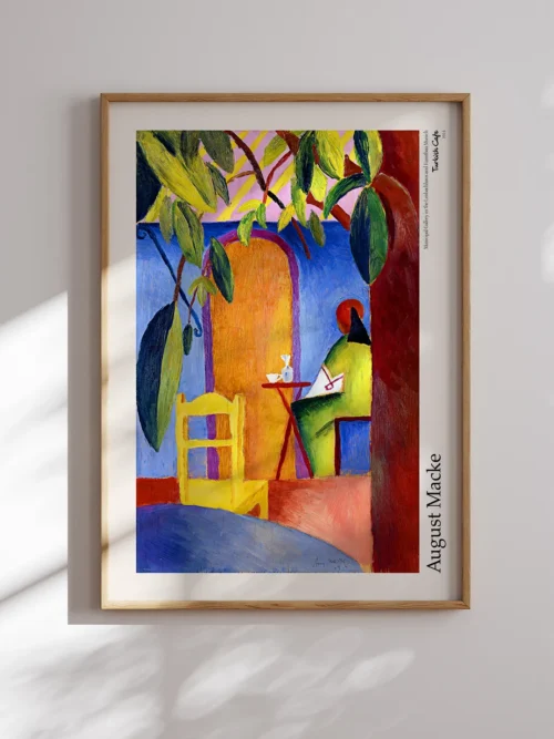 August Macke-Turkish Cafe Poster