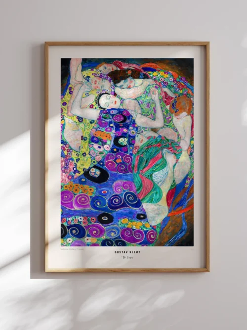gustav-klimt-the-virgin-poster-klimt-tablolari-opucuk-duwart Gustav Klimt-The Virgin Poster
