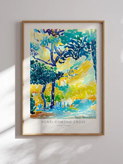 Henri Edmond Cross-Provencal Landscape Poster