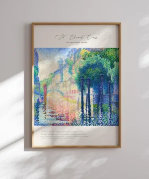 Henri Edmond Cross-Rio San Trovaso Poster