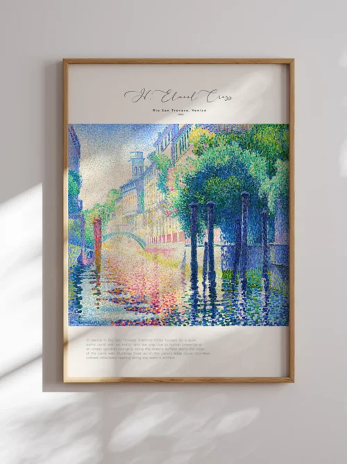 Henri Edmond Cross-Rio San Trovaso Poster