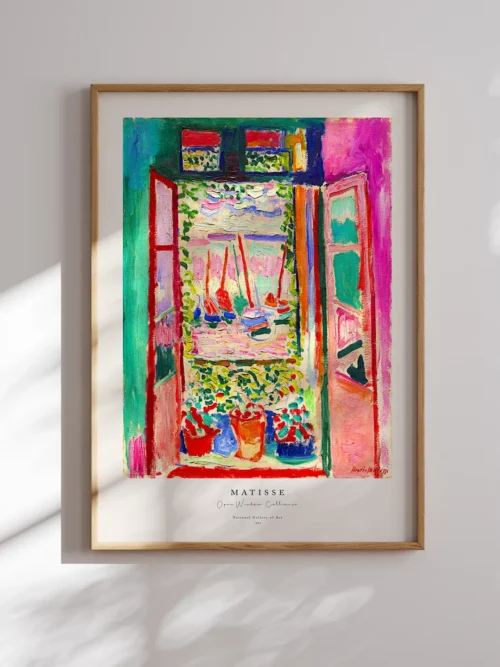 Henri Matisse-Open Window Collioure Poster