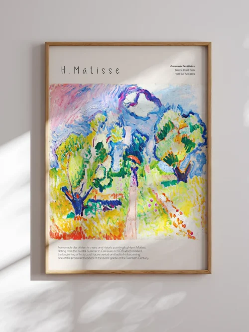 Henri Matisse-Promenade Des Oliviers Poster