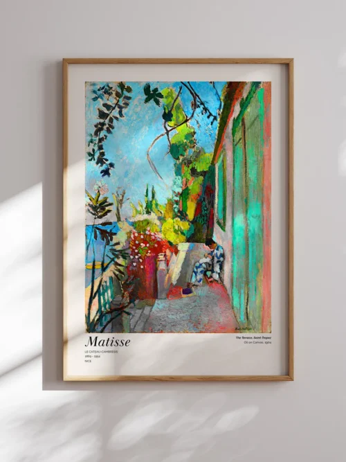 Henri Matisse-The Terrace St Tropez Poster