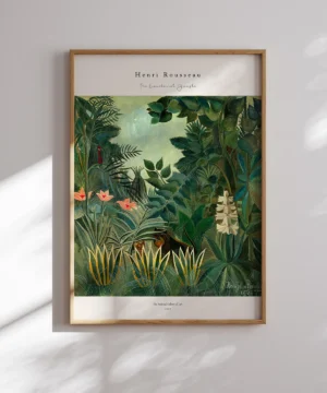 Henri Rousseau-The Equatorial Jungle Poster