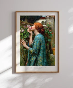 John William Waterhouse-The Soul of The Rose Poster