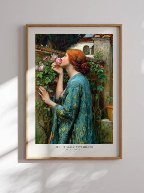 John William Waterhouse-The Soul of The Rose Poster