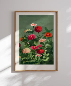 Louis Prang Co-Flowers Poster