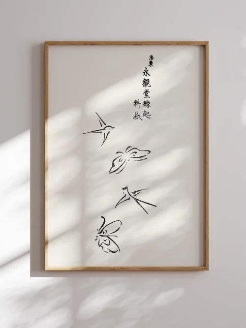 Yatsuo No Tsubaki-Flight and Flutter Poster