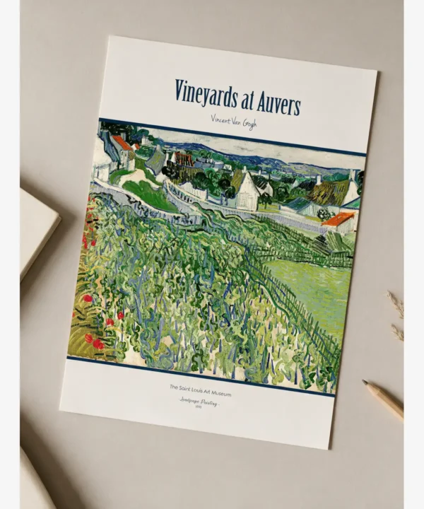 Van Gogh—Vineyards at Auvers Poster