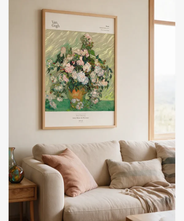 Van Gogh-Roses Poster