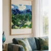 Koltuk arkası için Resim Van Gogh-Olive Trees Poster Van Gogh-Olive Trees Poster