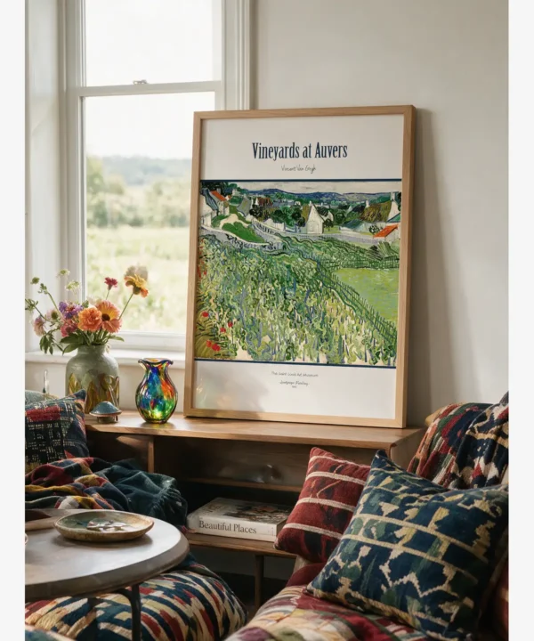 Van Gogh—Vineyards at Auvers Poster