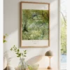Müze Poster-Van Gogh-River Bank in Springtime Poster Vincent van Gogh River Bank in Springtime, Seine kıyısında yeşil bitkiler, ağaçlar ve bahar manzarası posteri