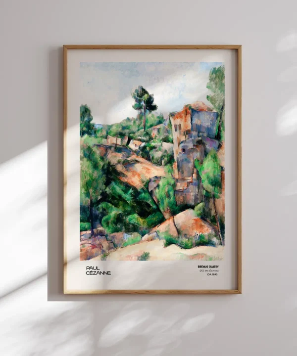 Paul Cezanne-Bibemus Quarry Poster