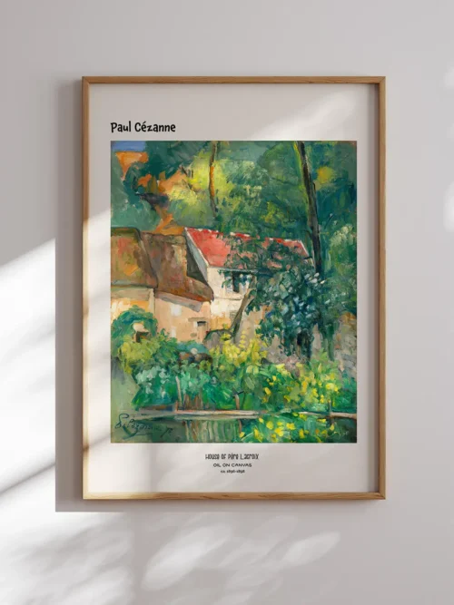 Paul Cezanne-House of Pere Lacroix Poster