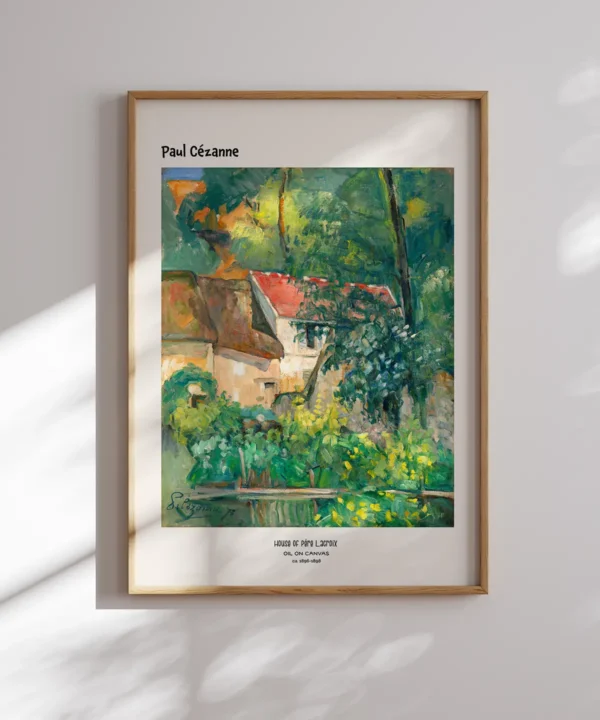Paul Cezanne-House of Pere Lacroix Poster