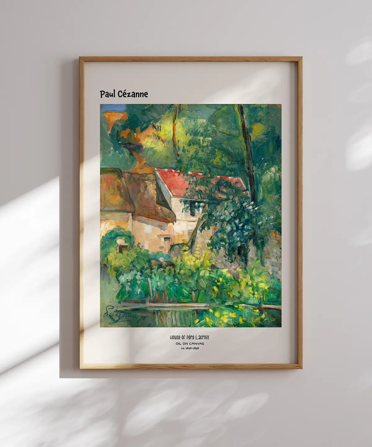 Paul Cezanne-House of Pere Lacroix Poster