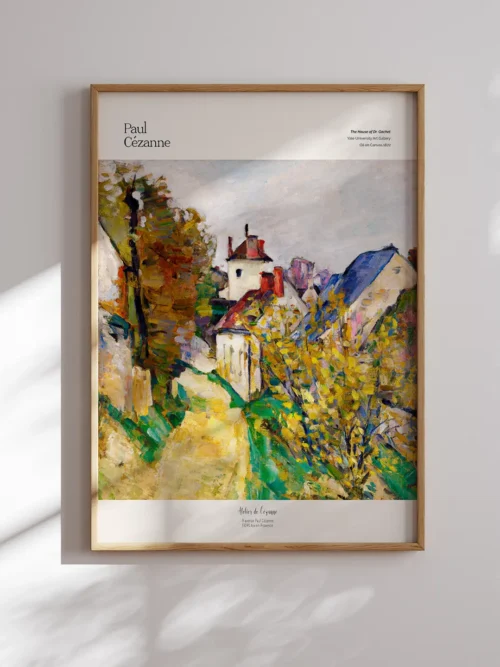 Paul Cezanne-The House of Dr.Gachet Poster