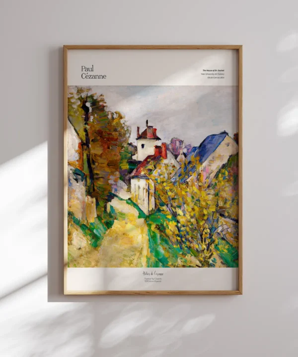 Paul Cezanne-The House of Dr.Gachet Poster