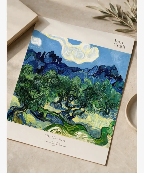 Resim Baskı Van Gogh-Olive Trees Poster Van Gogh-Olive Trees Poster