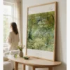 Salon Duvar Resmi-Van Gogh-River Bank in Springtime Poster Van Gogh-River Bank in Springtime Poster