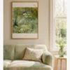 Salon Resimleri-Van Gogh-River Bank in Springtime Poster Van Gogh-River Bank in Springtime Poster
