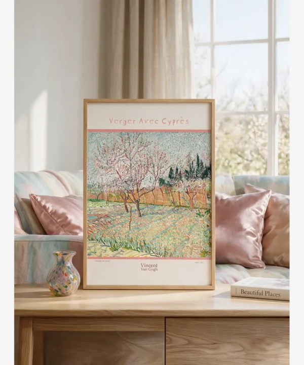 Van Gogh-Verger Aves Cypres Poster