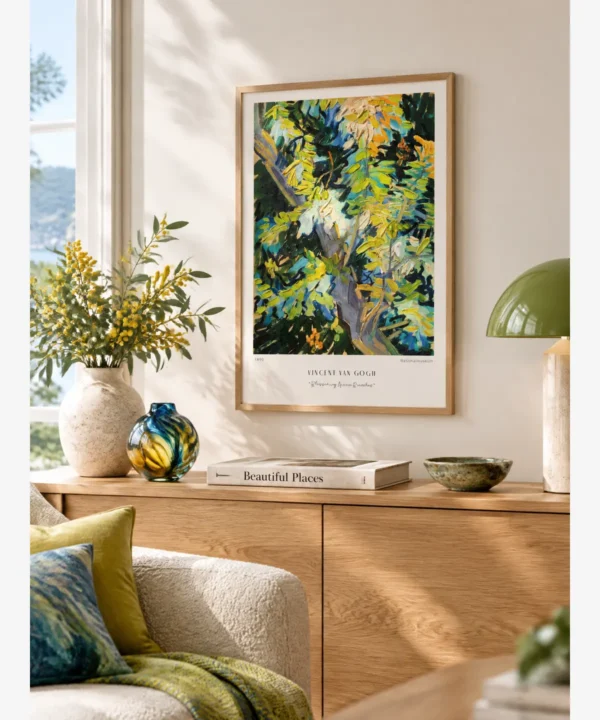Van Gogh-Blossoming Acacia Branches Poster
