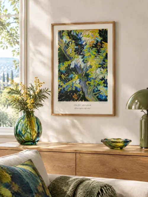 Van Gogh—Blossoming Acacia Branches Poster