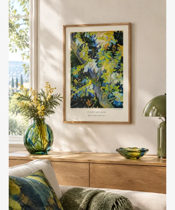 Van Gogh-Blossoming Acacia Branches Poster