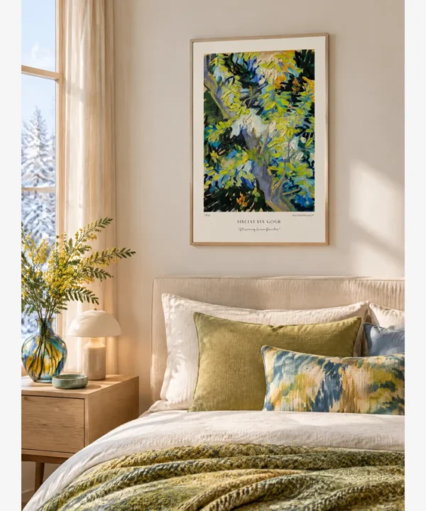 Van Gogh-Blossoming Acacia Branches Poster