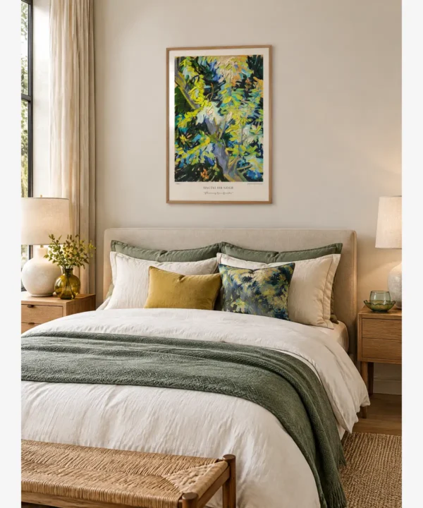 Van Gogh-Blossoming Acacia Branches Poster