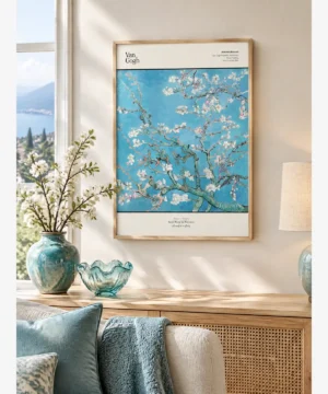 Van Gogh-Blossoming Almond Tree Poster
